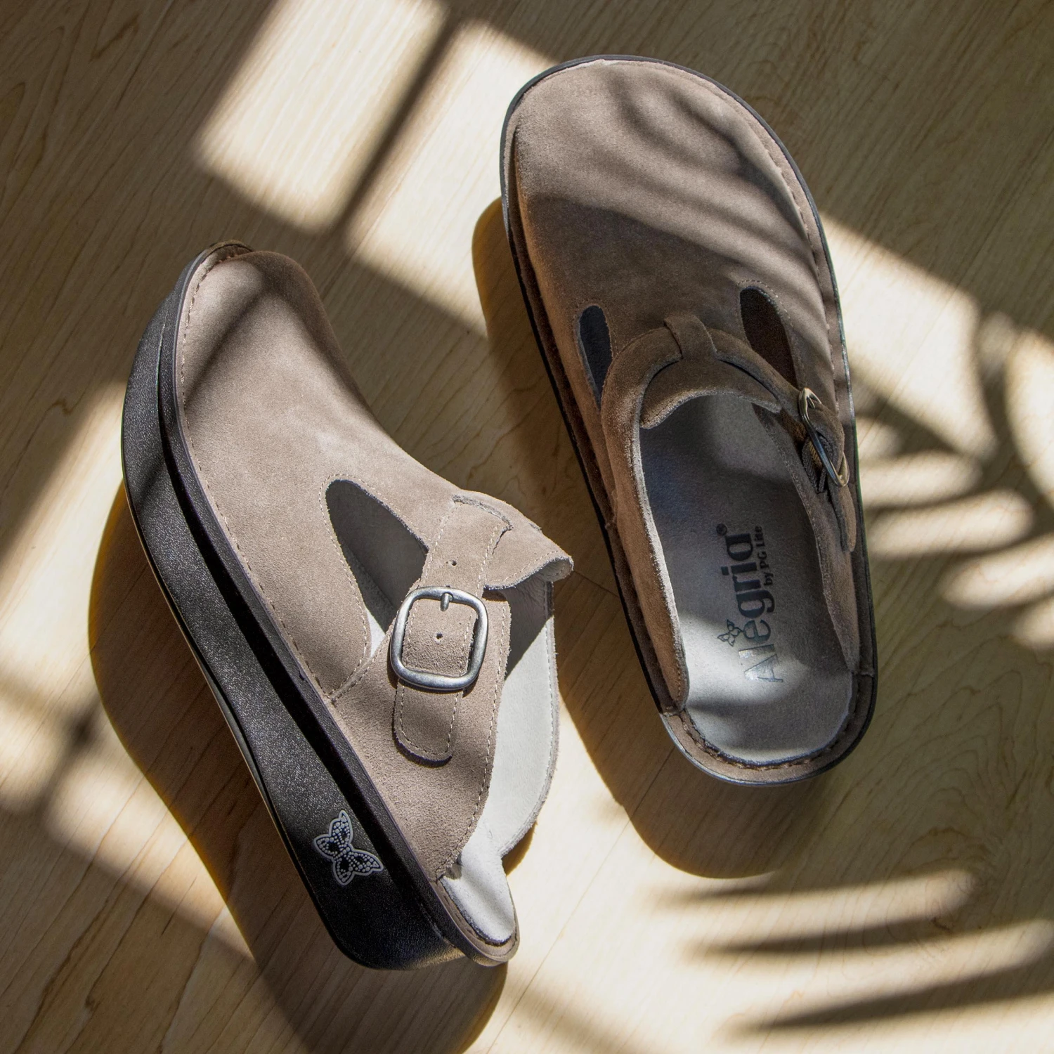 Classic Taupe Suede Shoe 2 Classic Taupe Suede Shoe - Image 2