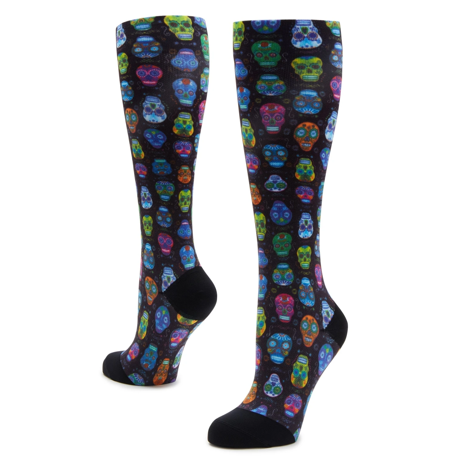 Compression Sugar Skulls Socks 3 Compression Sugar Skulls Socks - Image 3