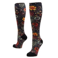 Compression Midnight Garden Socks -Alegria Shoes Shop ALG 92602 S3