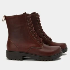 Ari Chestnut Boot -Alegria Shoes Shop ARI 810O S2