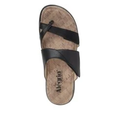 Beatrix Black Sandal 10 Beatrix Black Sandal -Alegria Shoes Shop BEA 601 S4
