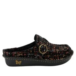 Brigid Autumn Tweed Clog 8 Brigid Autumn Tweed Clog -Alegria Shoes Shop BRI 7587 S2