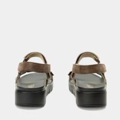 Henna They Call Me Mellow Taupe Sandal 10 Henna They Call Me Mellow Taupe Sandal -Alegria Shoes Shop HEN 6141 S3