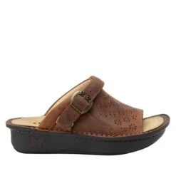 Klover Burnish Tawny Sandal 8 Klover Burnish Tawny Sandal -Alegria Shoes Shop KLO 7403 S2