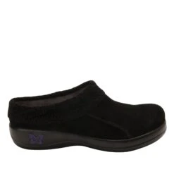 Shoes Kyah Black Suede Shoe -Alegria Shoes Shop KYA 7632 S2