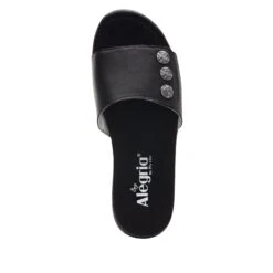 Lilie Black Sandal 8 Lilie Black Sandal -Alegria Shoes Shop LIL 601 S4