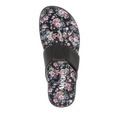 Moxi Enchanting Black Sandal -Alegria Shoes Shop MOX 7541 S4