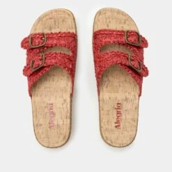 Oona Red Sandal 9 Oona Red Sandal -Alegria Shoes Shop OON 6459 S4 671f81d6 030c 494f ad3e 1f6ad0871688