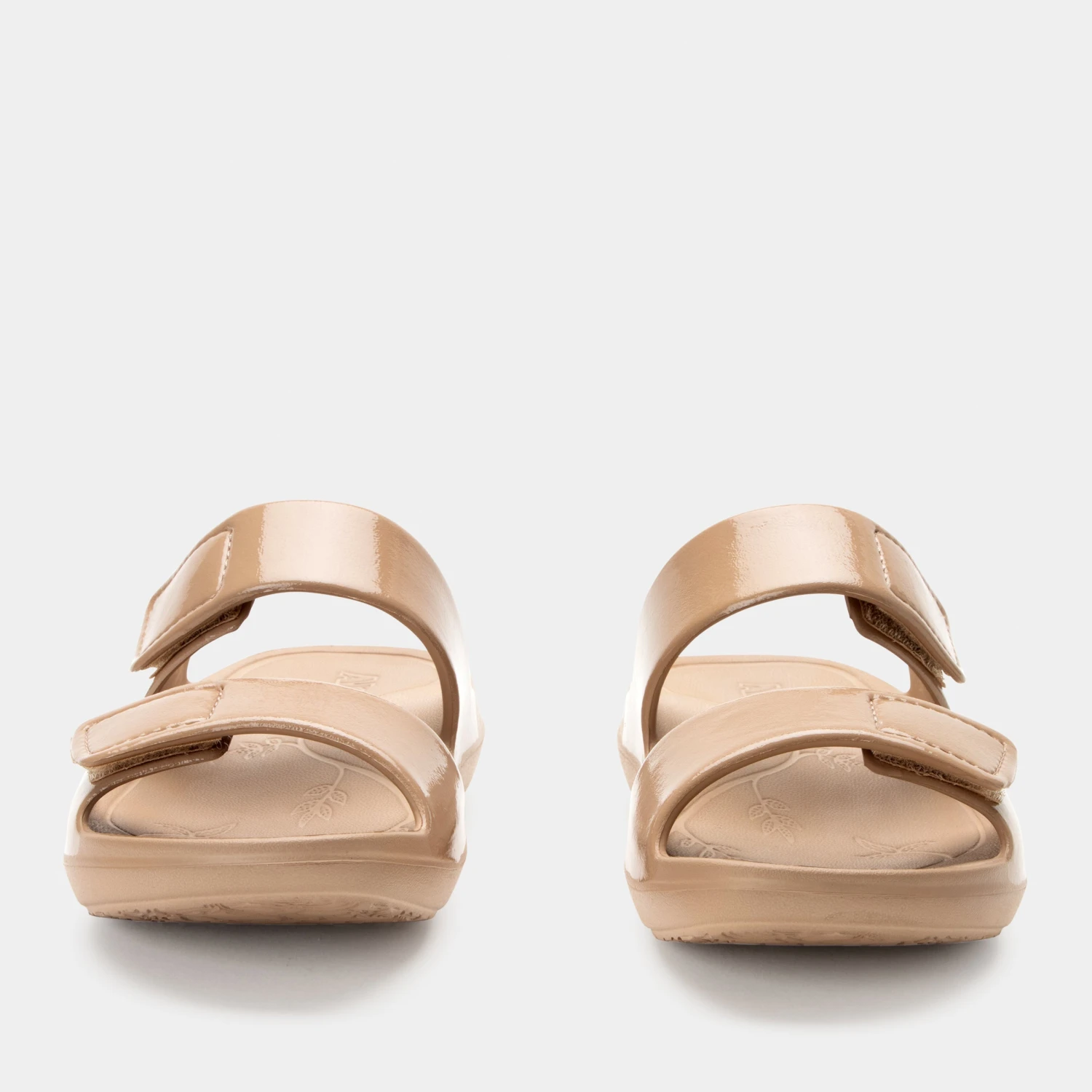 Orbyt Taupe Gloss Sandal 6 Orbyt Taupe Gloss Sandal - Image 6