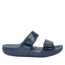 Orbyt Navy Gloss Sandal 8 Orbyt Navy Gloss Sandal -Alegria Shoes Shop ORB 7448 S2