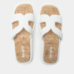 Portia All White Sandal 9 Portia All White Sandal -Alegria Shoes Shop PTA 6441 S4