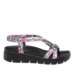 Roz Lovely Fuchsia Sandal 8 Roz Lovely Fuchsia Sandal -Alegria Shoes Shop ROZ 7553 S2