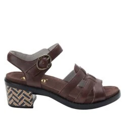 Tasia Mocha Sandal -Alegria Shoes Shop TAS 602 S2