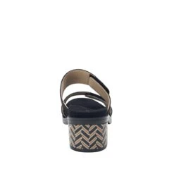 Tia Black Sandal -Alegria Shoes Shop TIA 601 S3