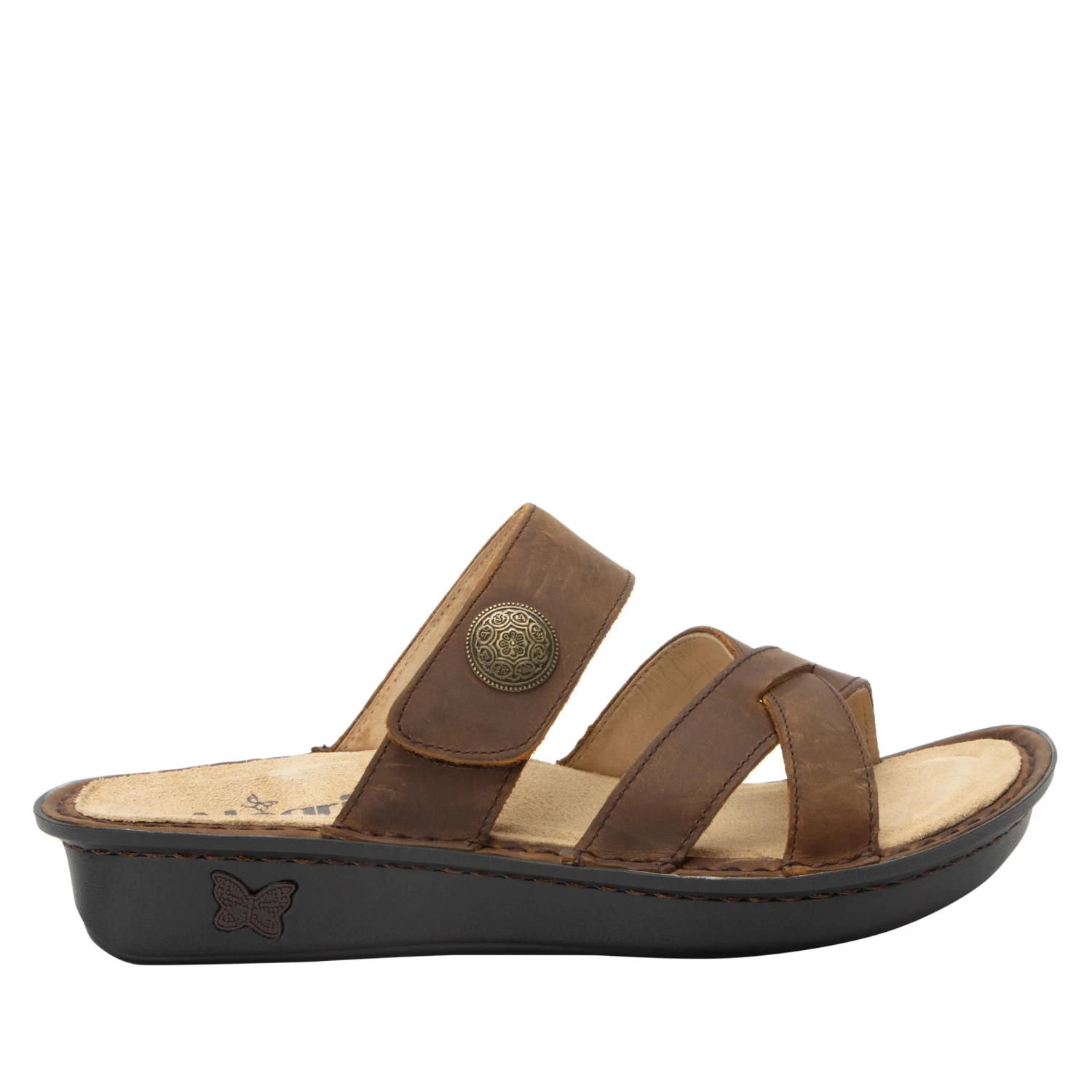 Victoriah Oiled Brown Sandal 3 Victoriah Oiled Brown Sandal - Image 3