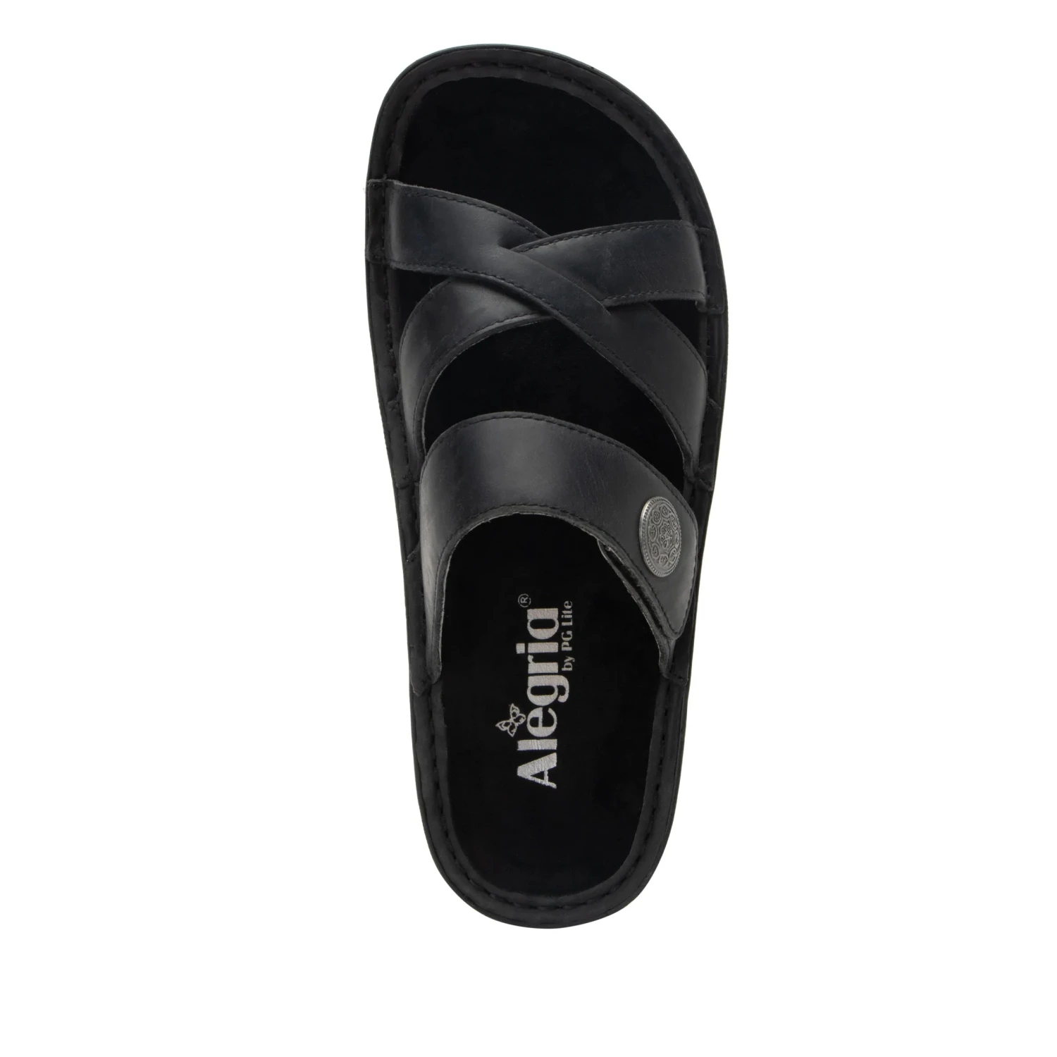 Victoriah Oiled Black Sandal 5 Victoriah Oiled Black Sandal - Image 5