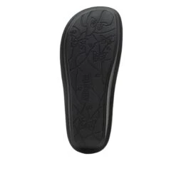 Victoriah Oiled Black Sandal 11 Victoriah Oiled Black Sandal -Alegria Shoes Shop VIC 7414 S5