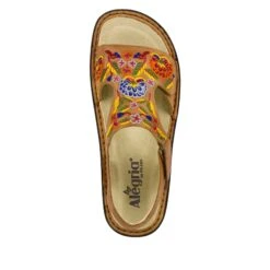 Viki Cognac Needles & Pins Sandal -Alegria Shoes Shop VIK 647N S4