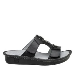 Vanna Black Sandal 8 Vanna Black Sandal -Alegria Shoes Shop VNN 601 S2