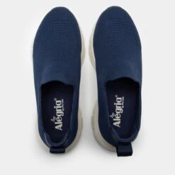 Waze Navy Shoe 11 Waze Navy Shoe -Alegria Shoes Shop WAZ 6204 S4